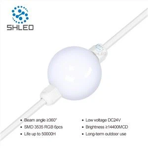 venkovní vnitřní 3D pixelové koule řetězec