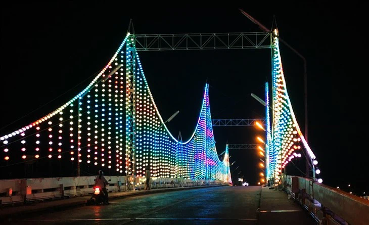 Time Tunnel Lighting SPI 3D Pixel LED Ball